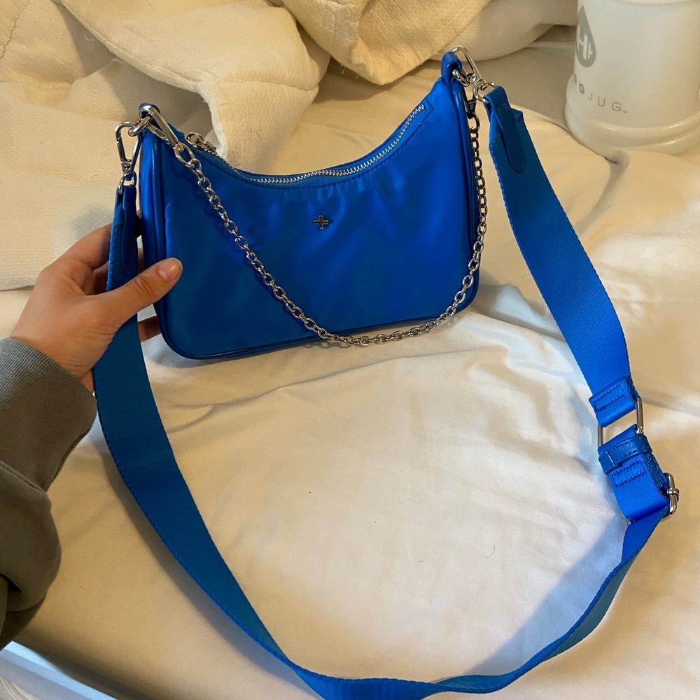 Royal blue crossbody bag